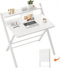 GreenForest Folding Desk No Assembly, Sturdy Computer Desk for Small Spaces
