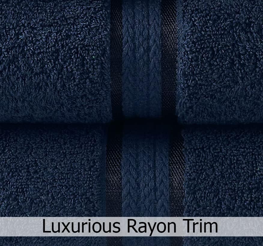 COTTON CRAFT Ultra Soft Bath Sheet - 2 Pack 100% Ringspun Cotton Towels