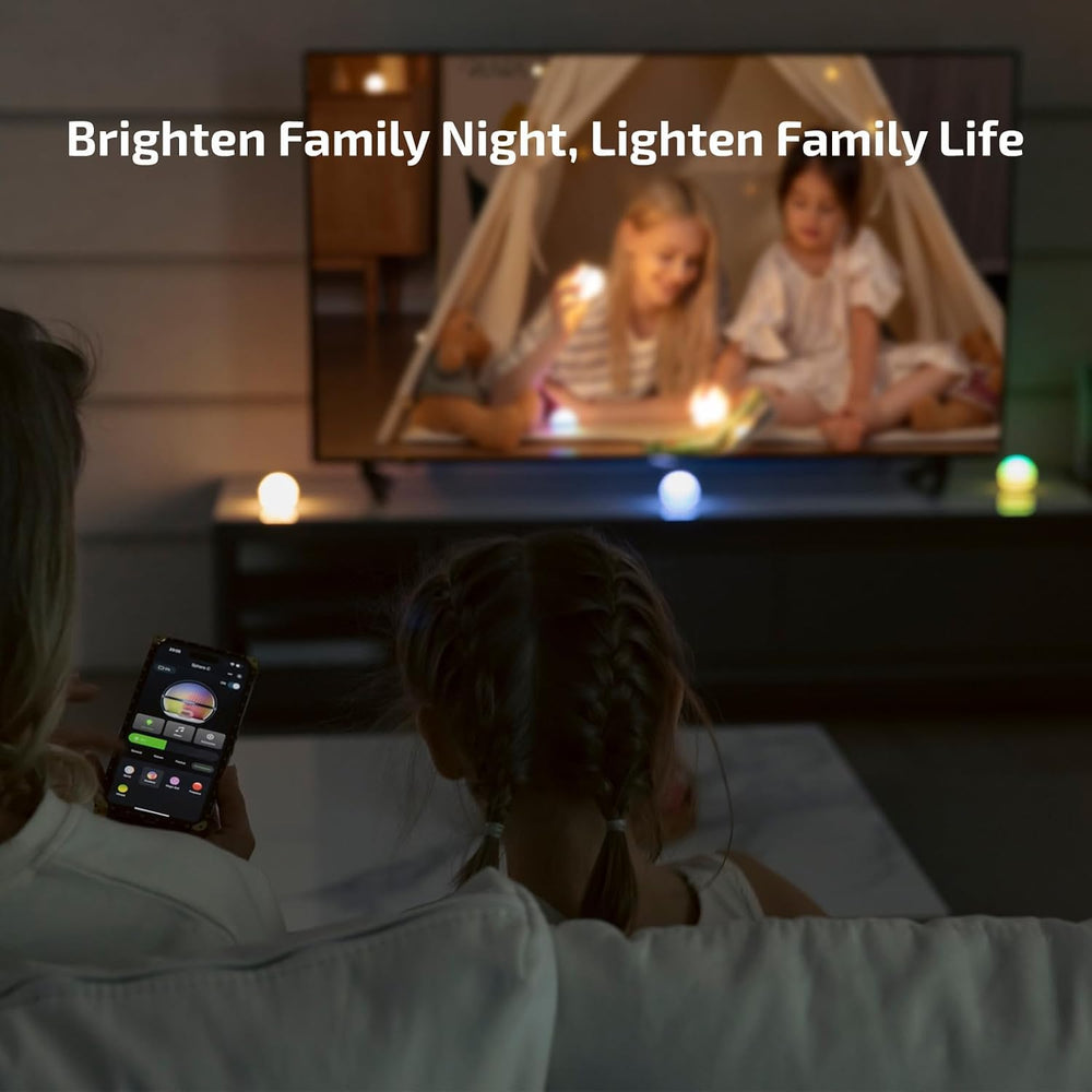 OLIGHT Sphere C Smart Night Light, USB-C Rechargeable RGB with App Control