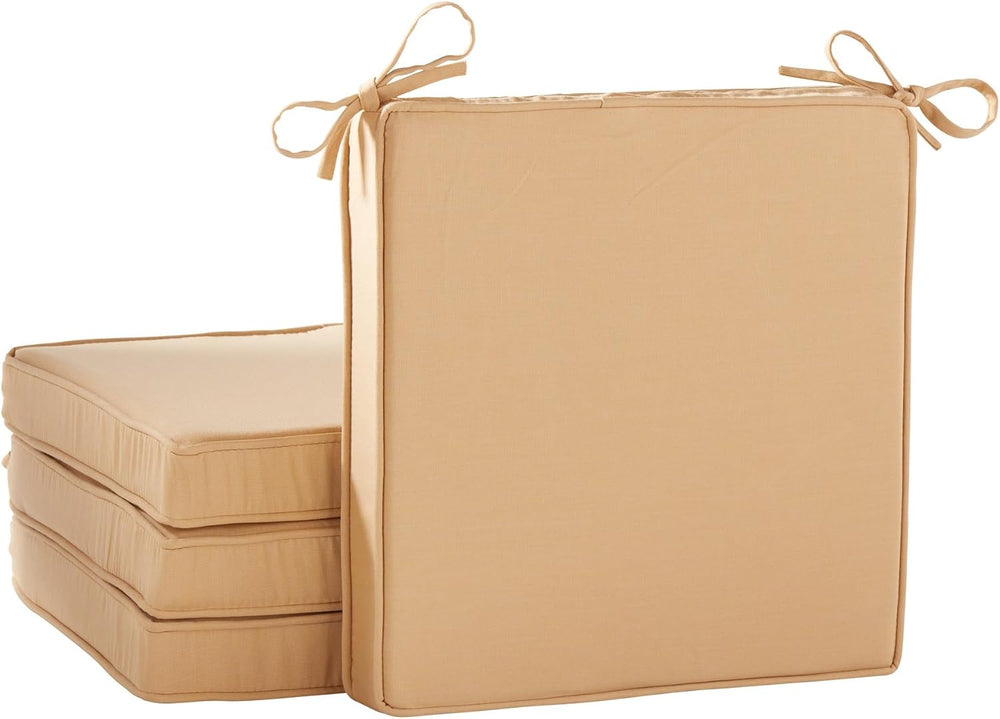 Indoor/Outdoor Chair Pads in Sunbrella Fabric – 17''x17'' Pat...