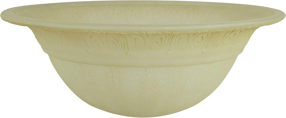 Aspen Creative Amber 23095-01A Transitional Style Replacement Torchiere Glass...