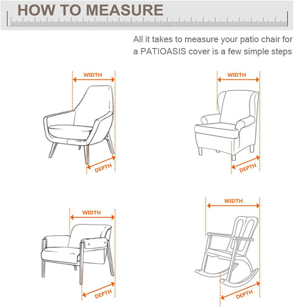 40''W x 40''D x 36''H Oversized Outdoor Recliner Chai...