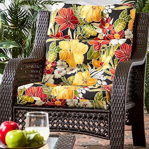 Greendale Home Fashions Aloha 44'' x 22'' Outdoor High Back C...