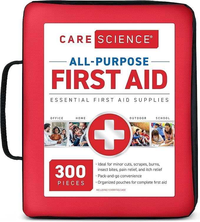 Care Science First Aid Kit All Purpose, Everyday Essentials, 300 Pieces