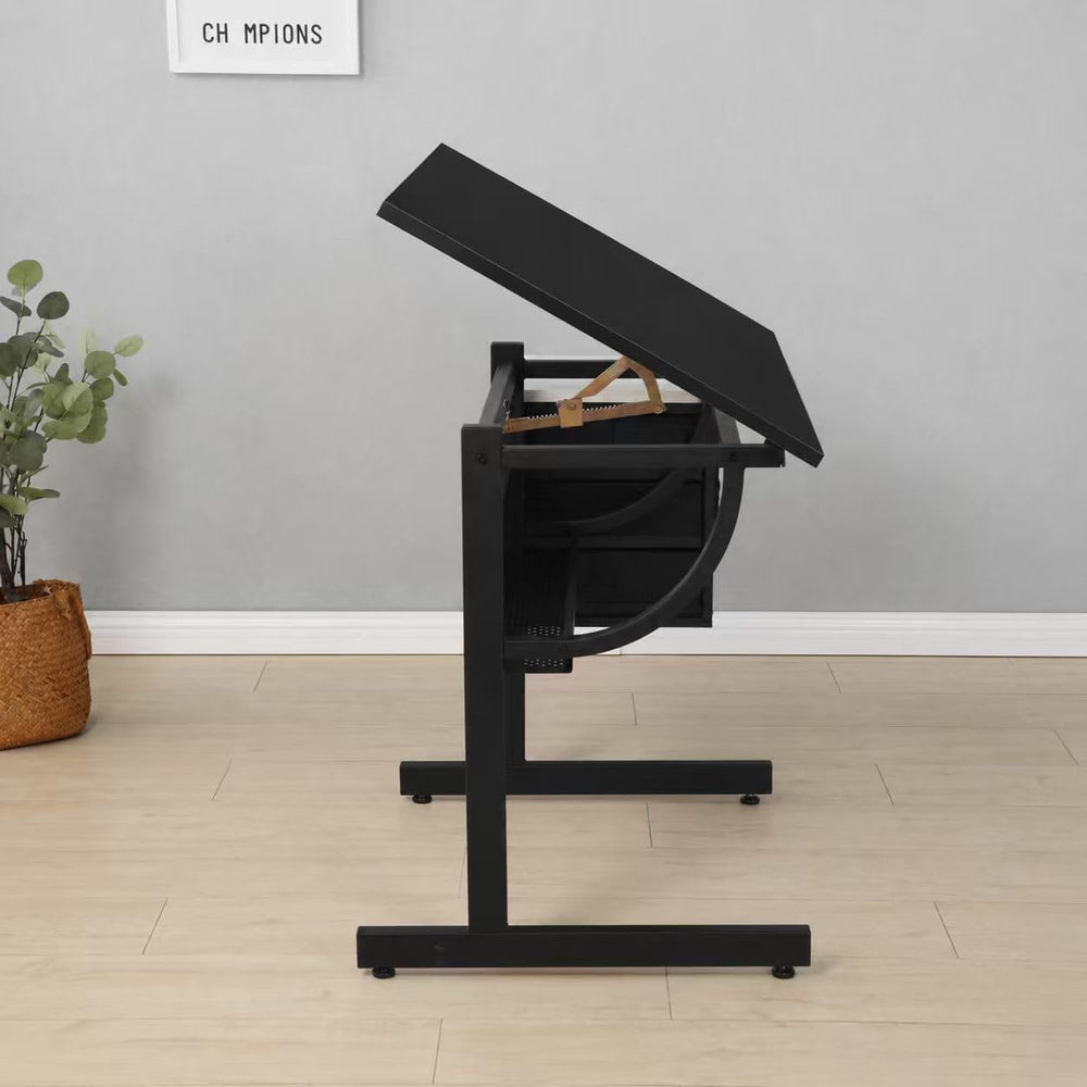 Adjustable Drawing Table with 3 Drawers & Stool, for Art & Work