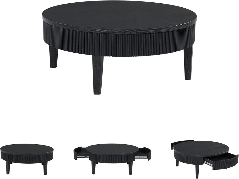 Signature Design by Ashley Marstream Modern Coffee Table with 4 Legs, Black