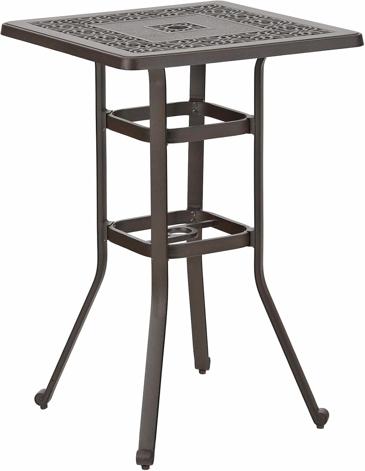 Sophia & William Cast Aluminium Bar Height Outdoor Table, Square