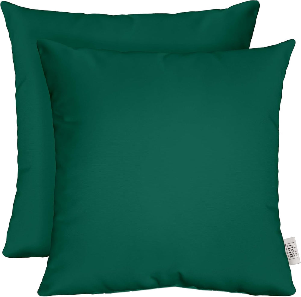 RSH DECOR Square Throw Pillows Set of 2, 17x17 Inch Decorative Pillows for Co...