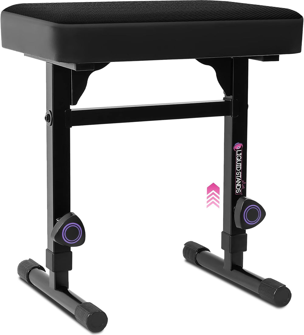 Liquid Stands Piano Bench Adjustable Stool – Music Keyboard Bench Seat for Pi...