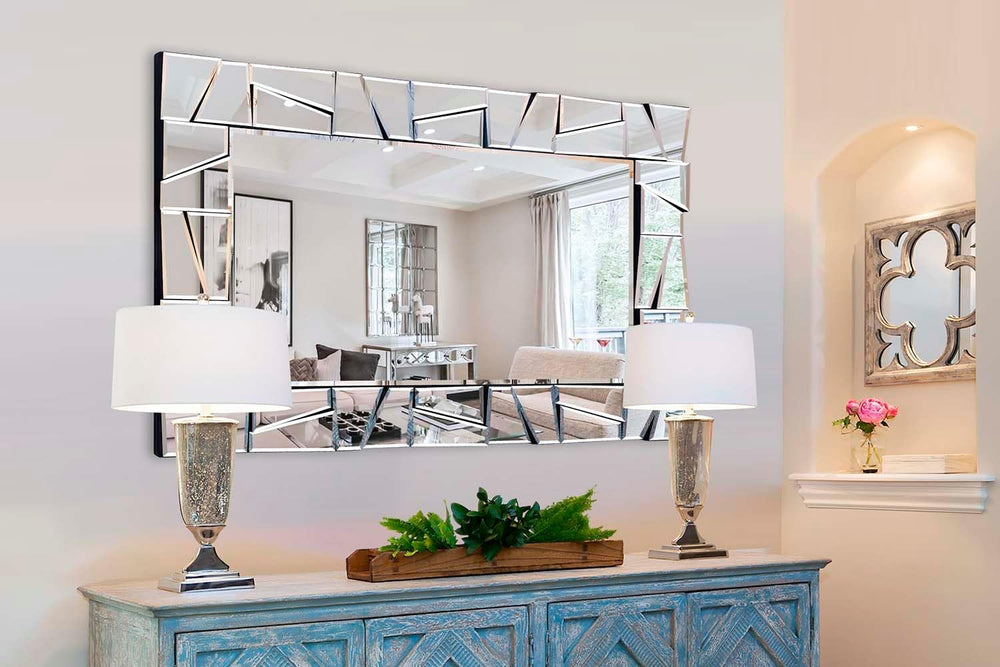 Chende Decorative Mirrors for Wall, 47'' x 32'' Large Living ...