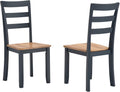 Signature Design by Ashley Gesthaven Ladder Back Dining Chairs, Set of 2
