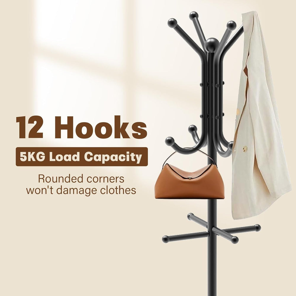 Coat Rack with Umbrella Holder, Coat Rack Freestanding
