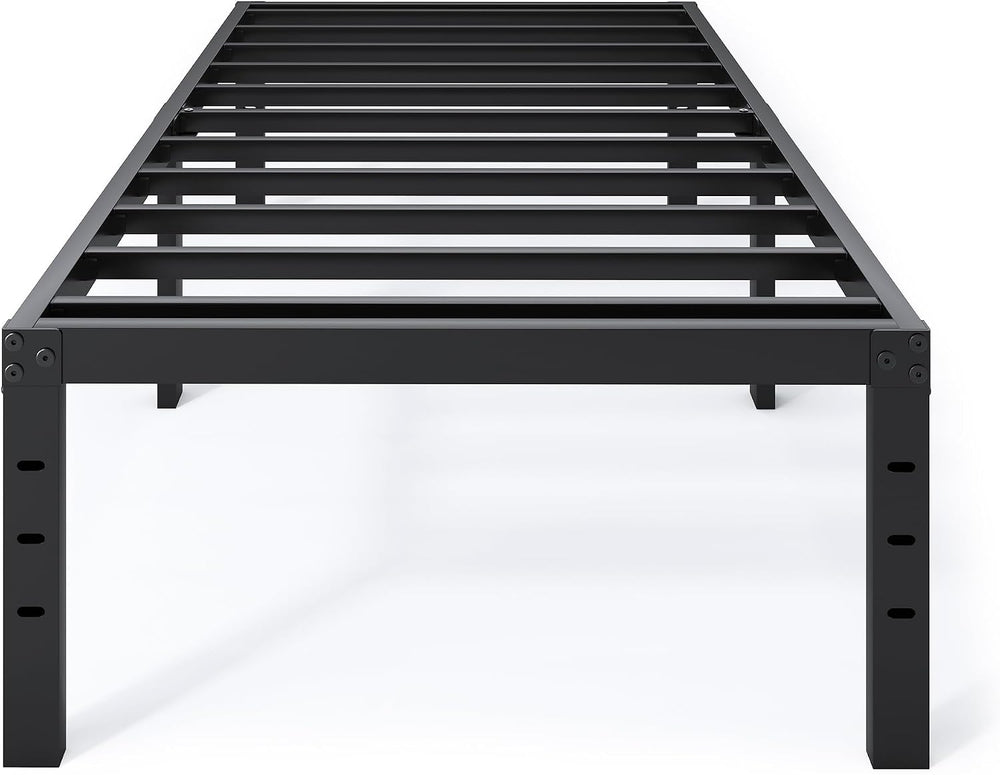 QEROMY Twin Bed Frame - 18 in Sturdy Platform Bed Frame Twin Size