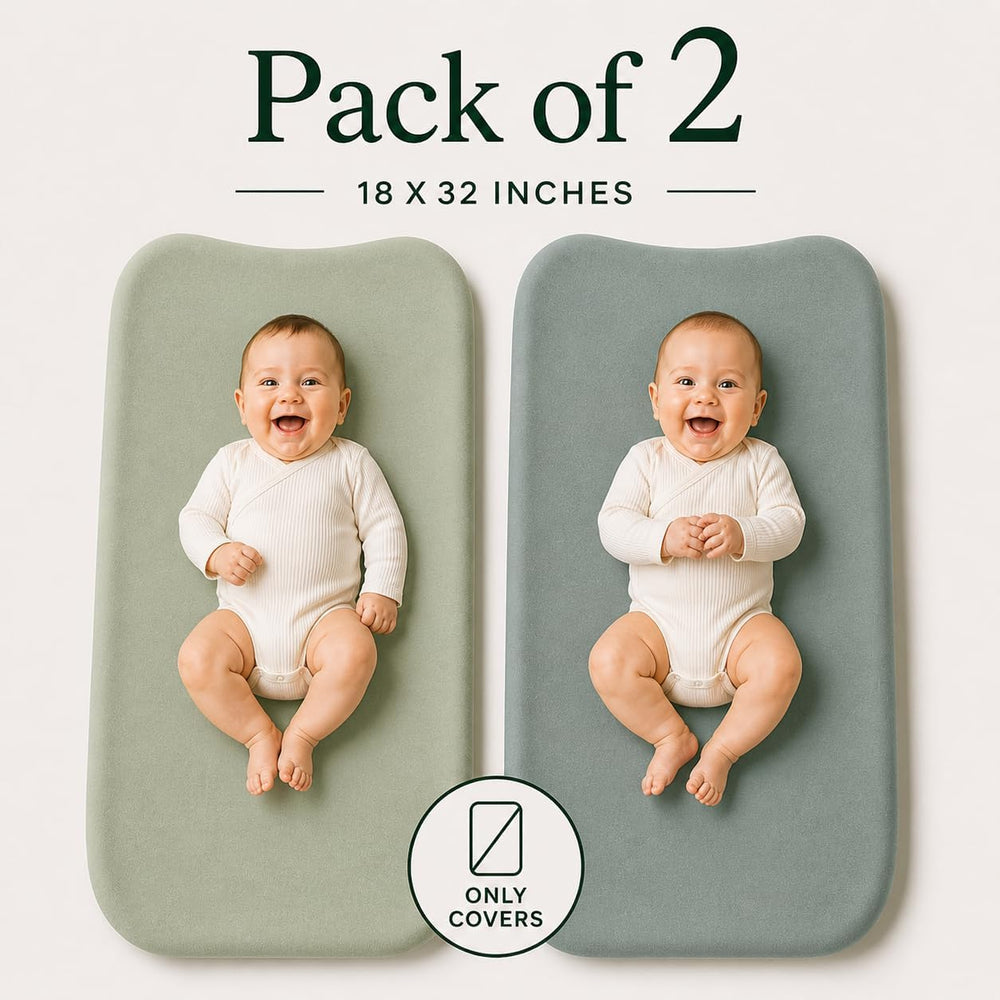 Organic Changing Pad Cover 32x16 | Diaper Changing Table Covers