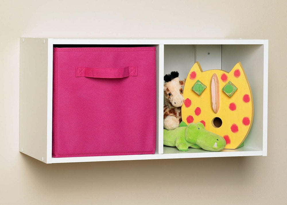 ClosetMaid Cubeicals 2 Cube Storage Shelf Organizer Bookshelf, Stackable or H...