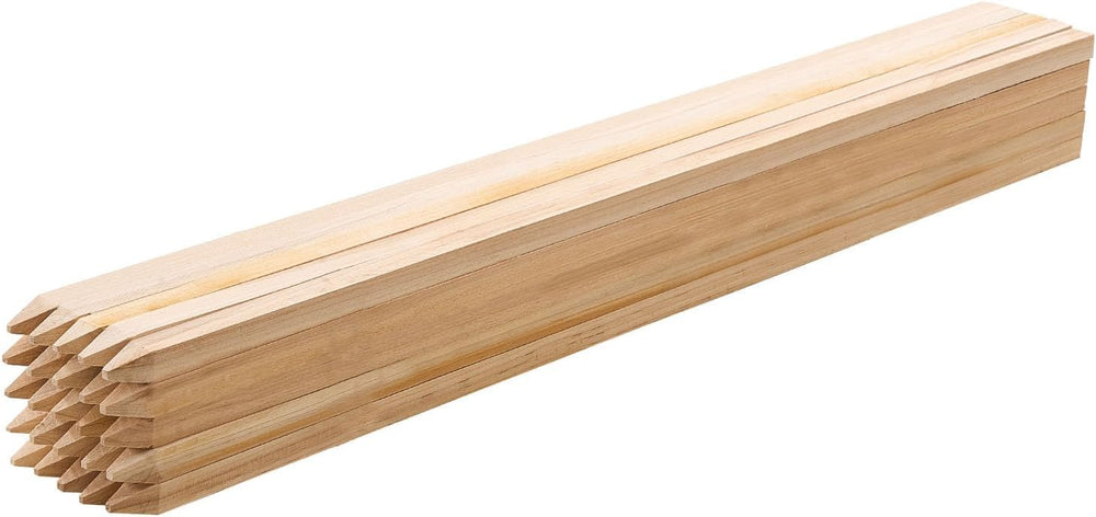 VEVOR Wooden Garden Stakes, 50 Pcs 36x0.75x0.75 in Survey Grading Stakes, Gar...
