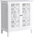 HOMCOM Sideboard Buffet Cabinet, Kitchen Side Cabinet, White