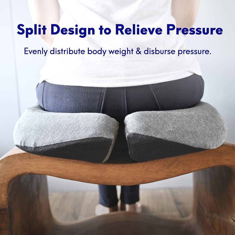 Cushion Lab Patented Pressure Relief Seat Cushion for Long Sitting Hours on O...