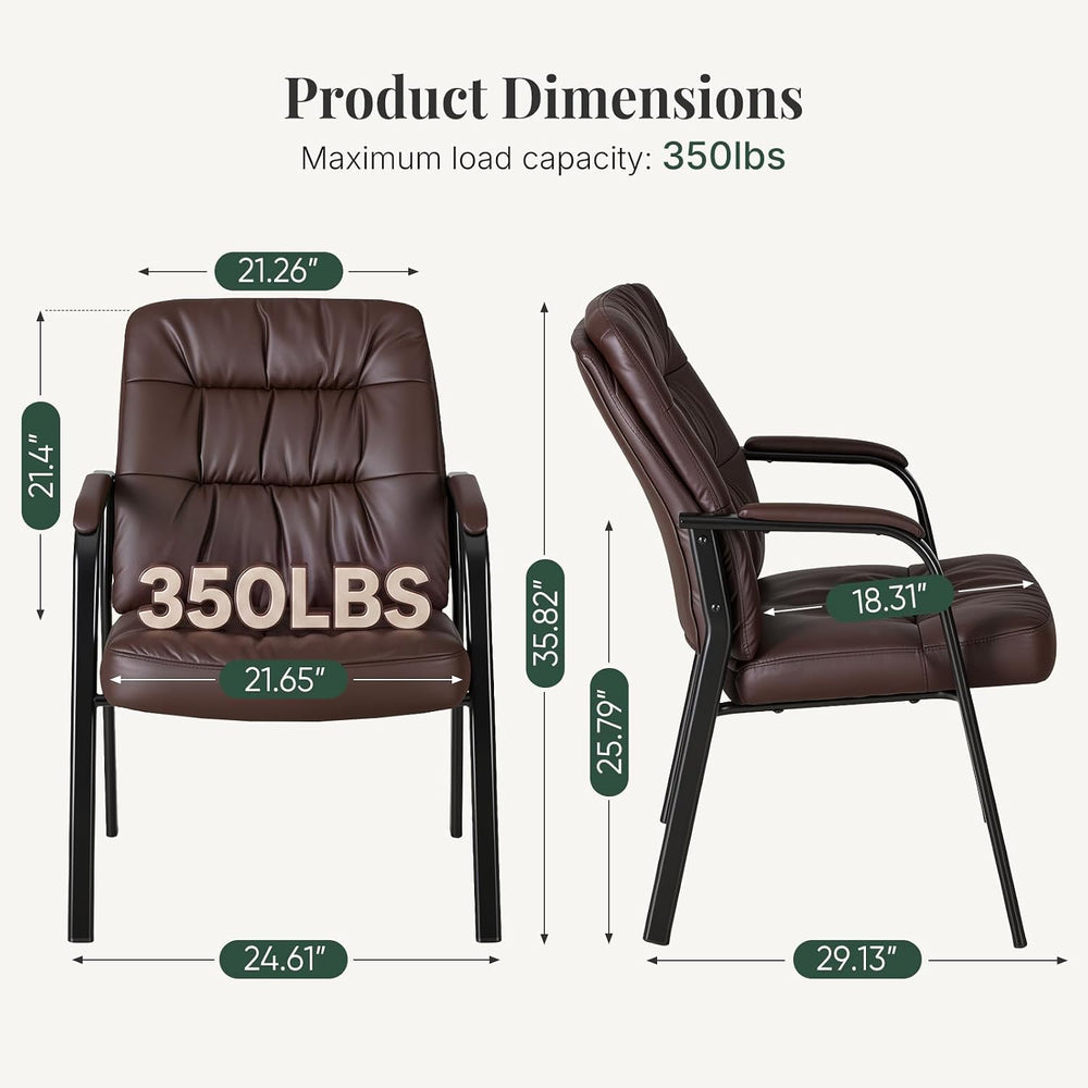 Waiting Room Chair Set of 2, Reception Guest Chair