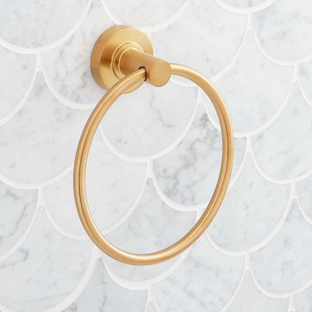 Signature Hardware 483948 Lexia 6-5/16" Wall Mounted Towel Ring