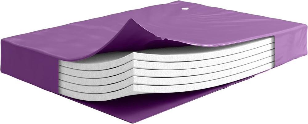 Blue Magic - Waveless 95%, Hardside Water Bed Mattress, Contains Five Wave Re...
