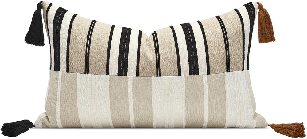 Boho Lumbar Pillow Cover 14x24 Inch