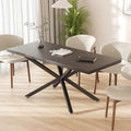 KaKaBB Dining Table Legs 30 Inch - Heavy Duty Metal Table Base for Wood/Glass/Marble Tops, Kitchen Table Legs & Desk Legs, DIY Furniture Legs with Suction Cups (Black, 30")