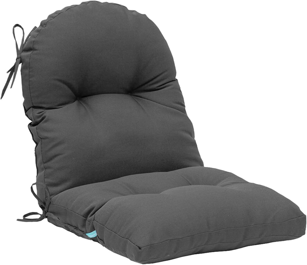 QILLOWAY Tufted Outdoor Chair Cushion Set of 4, Waterproof 43x20x4 Inch Non S...