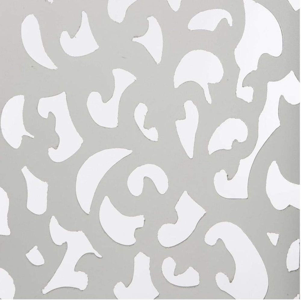 Legacy Decor 3 Panel Screen Room Divider Cutout Wood Insert White 68-in H