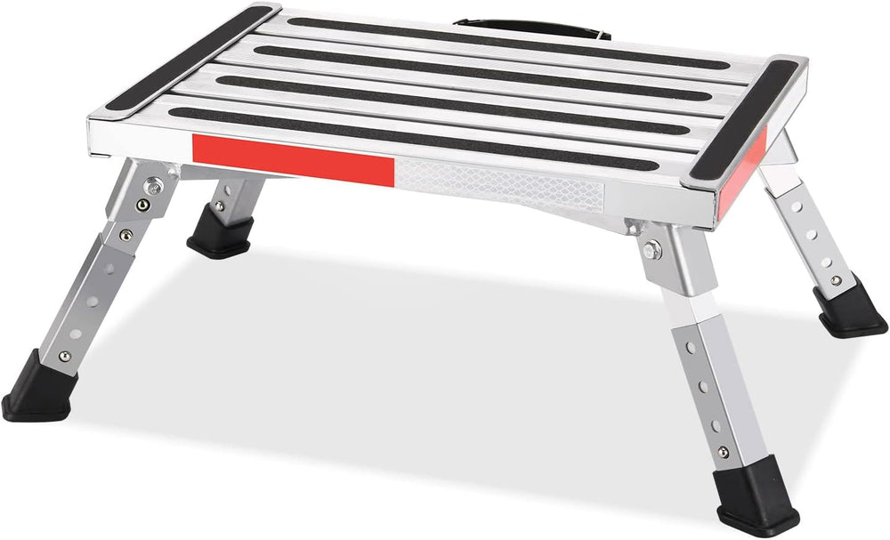 Yagud Safety RV Steps, Non-Slip Folding Adjustable Step Stool