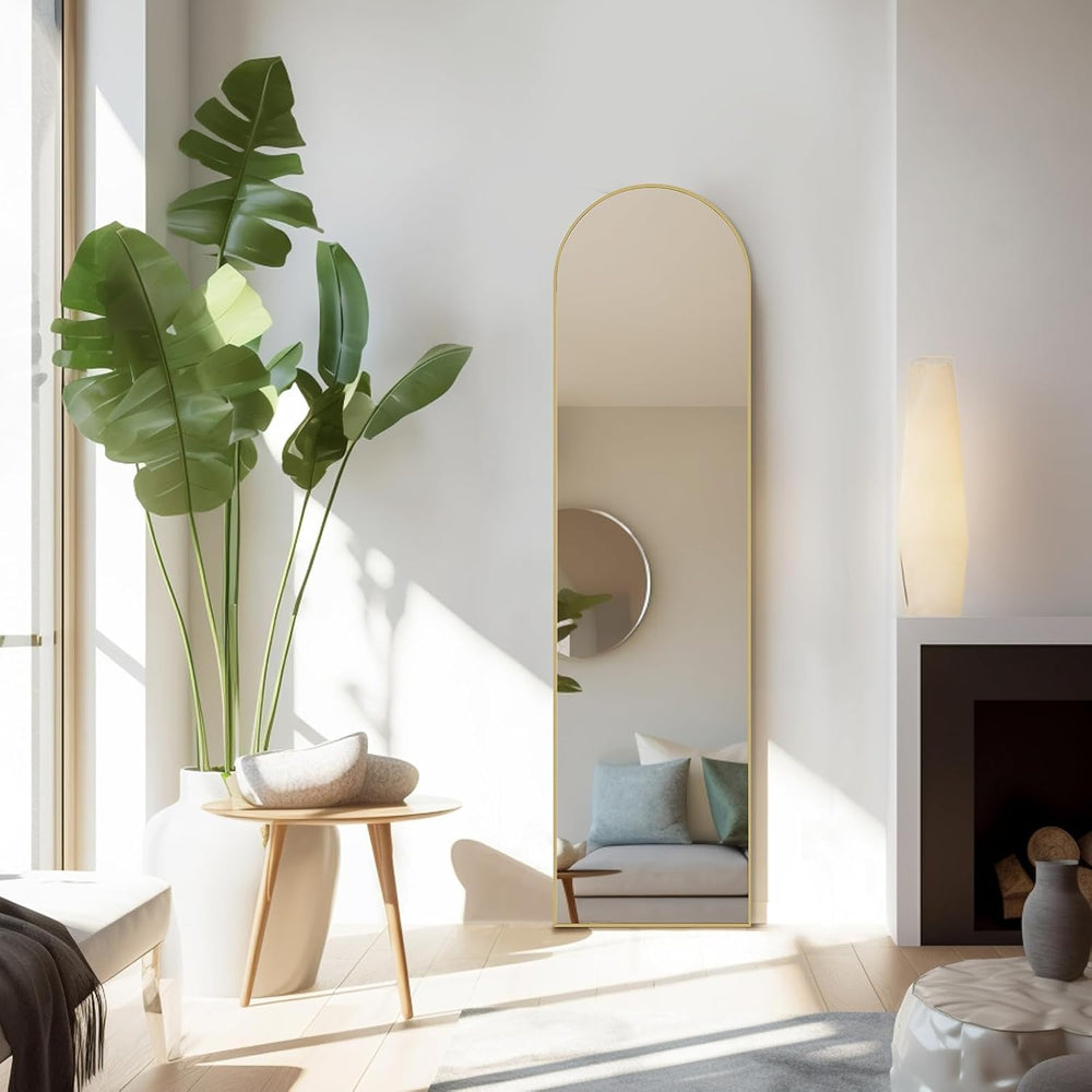 16"x59" Arched Mirror Full Length, Upgraded Body Wall Mirrors