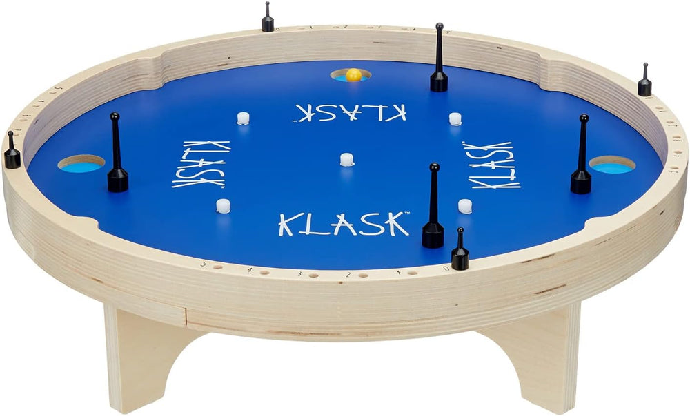 KLASK Magnetic Tabletop Game- Half Air Hockey, Half Foosball, Ages 8+