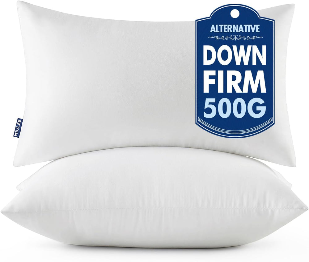 MIULEE 16x24 Throw Pillows Inserts 2 Pack, Decorative Pillows for Couch Bed