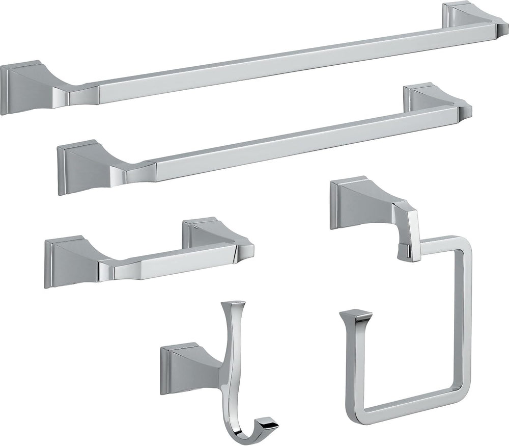 DELTA Dryden 18 inch Towel Bar, Chrome, Bathroom Accessories, 75118