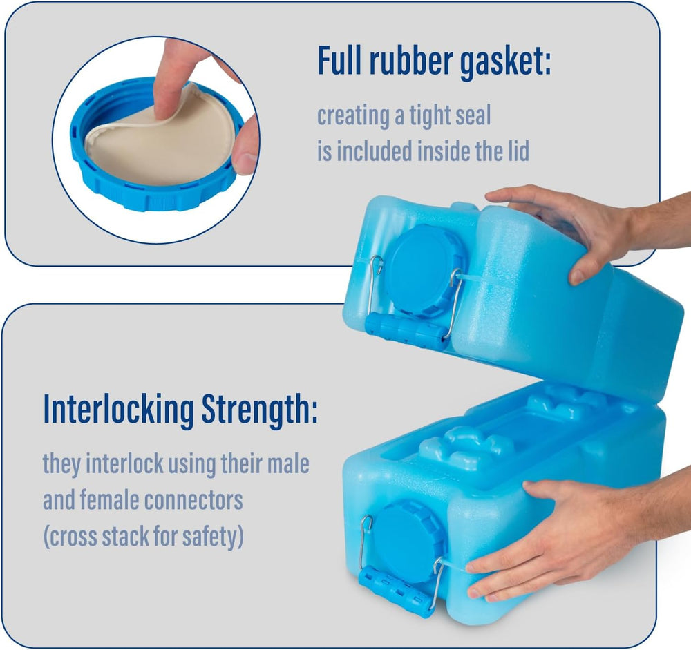 WaterBrick International WaterBrick Water Storage Containers for Emergency Wa...