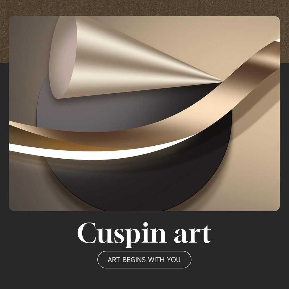 Large Framed Modern Luxury Black and Gold Abstract Wall Art, 24x36 In
