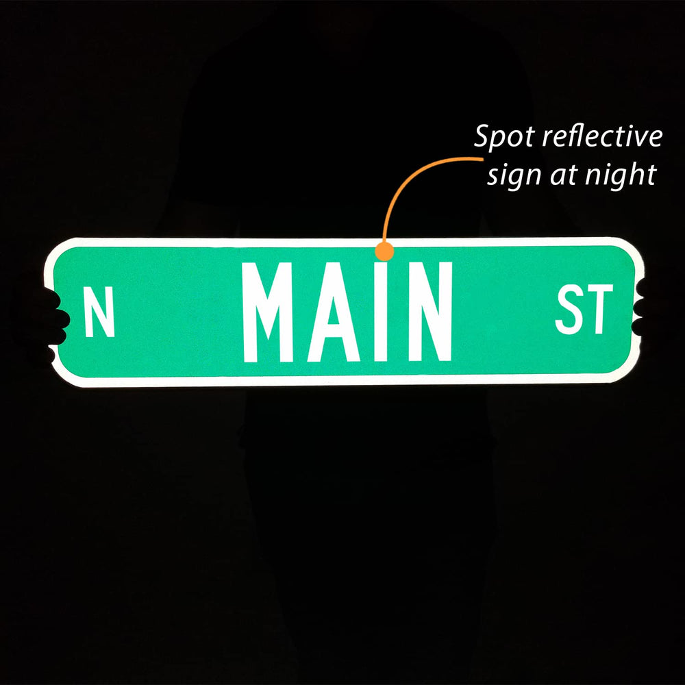 SmartSign 2-Sided Custom Street Metal Sign | 6" x 24" 3M Engineer G...