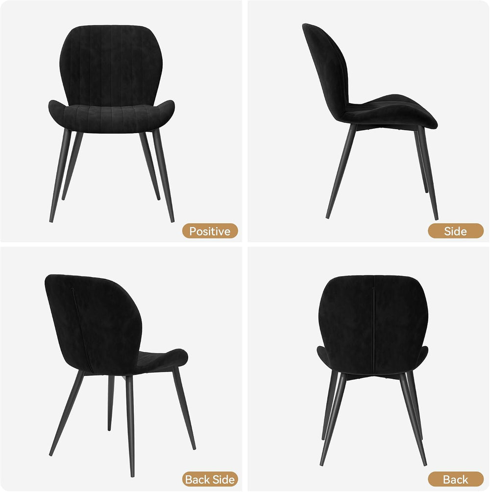 Modern Dining Room Chairs, Velvet Dining Chairs Set of 6