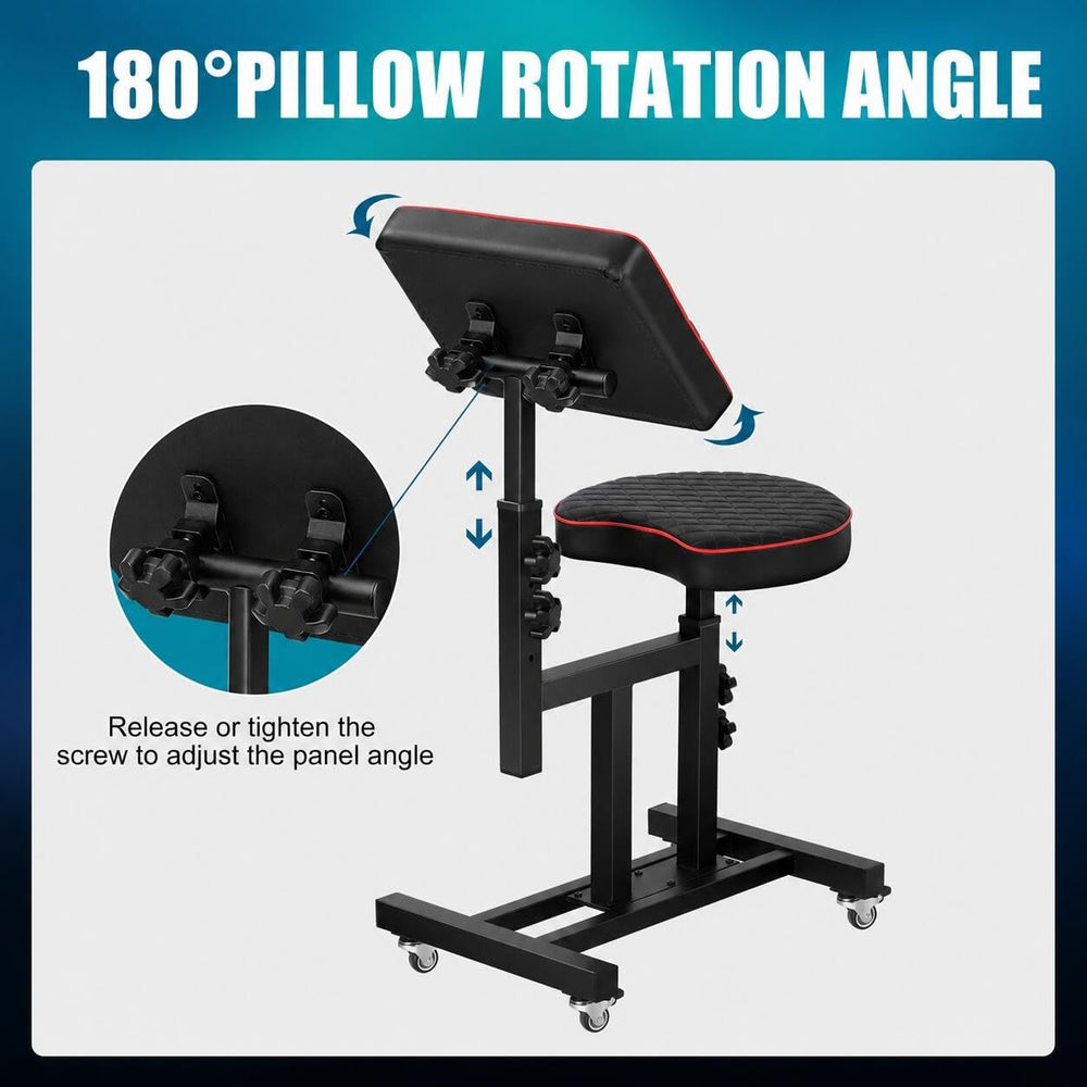 Poarmeey Ergonomic Tattoo Chairs with Adjustable Armrest & Back Support