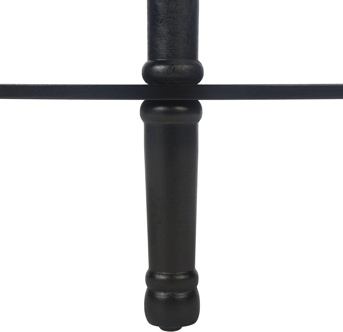 SAFAVIEH Tinsley Wood Console Entryway Table, 28" Black CNS5723B