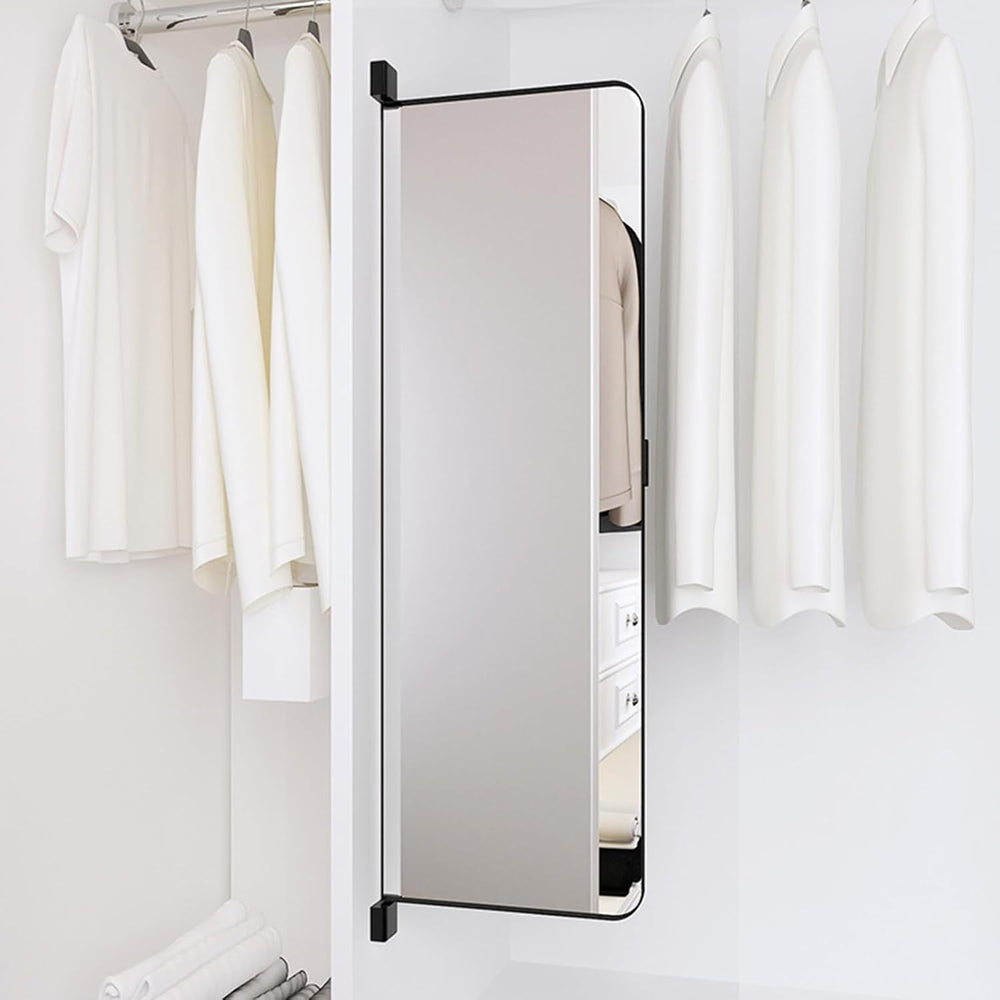 180° Swivel Full Length Mirror, 47" x 15.2" Wall Mounted Full Lengt...