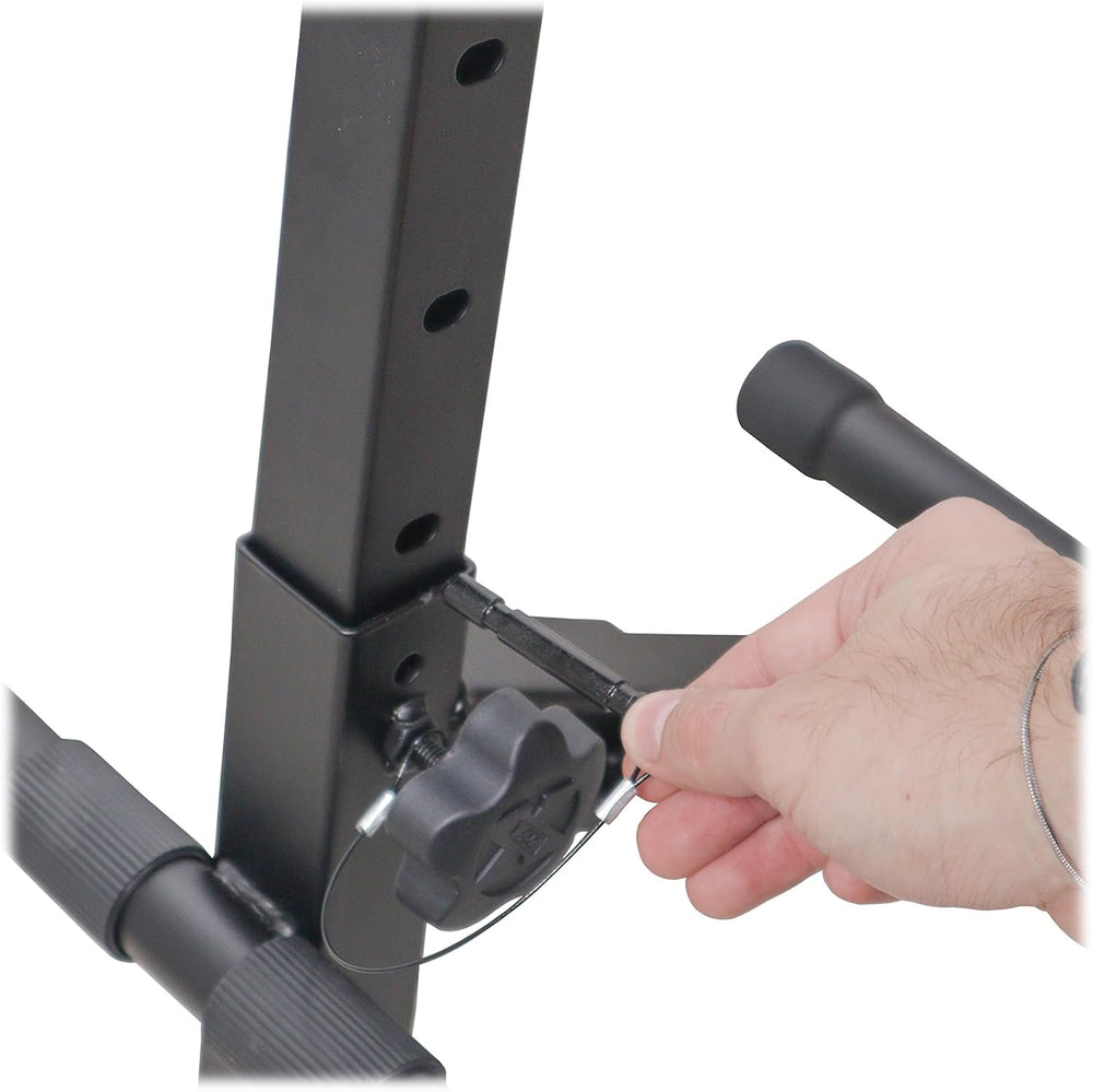 Prox X-GIGCHAIRMK2 Portable Folding AV Operator DJ Keyboard Drum Height Adjus...