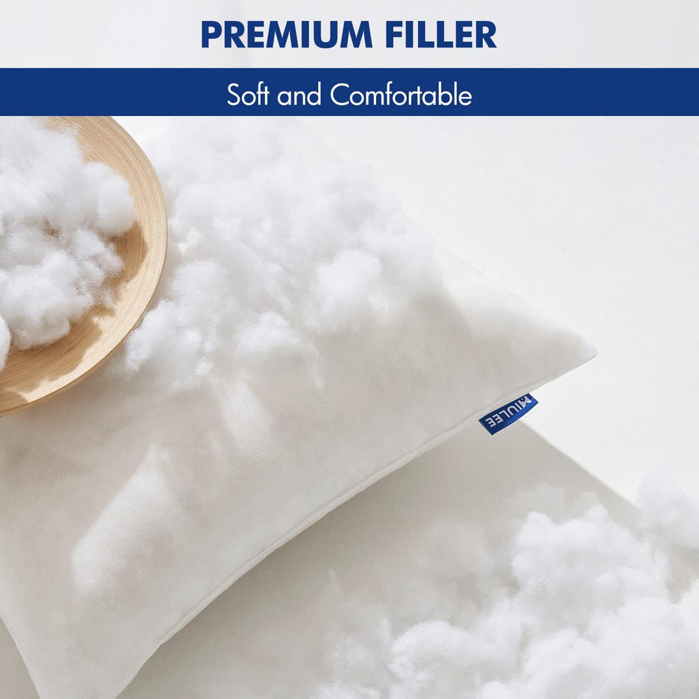 MIULEE Pillow Insert 22x32 Inch Decorative Rectangle Throw Pillow Inserts