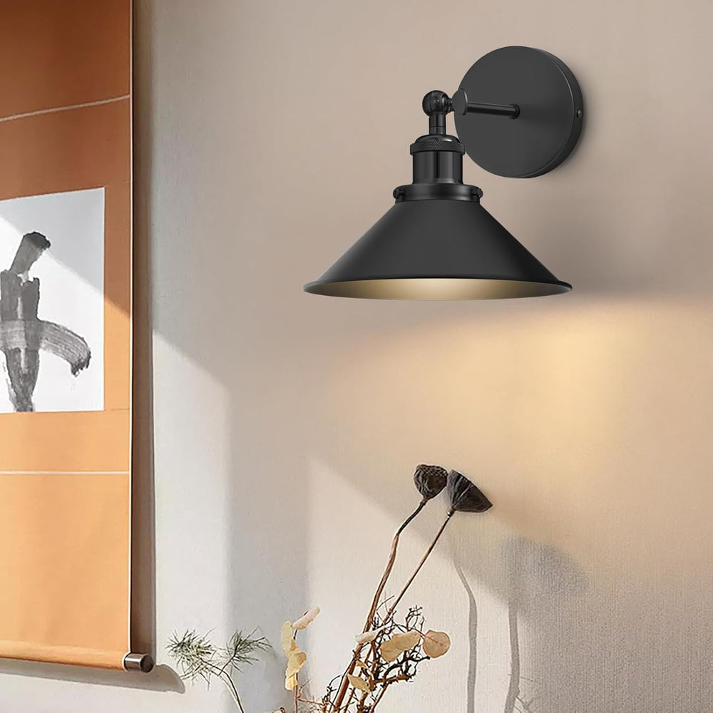 Battery Operated Wall Sconce Set of 2,Vintage Wireless Wall Sconces with Remo...