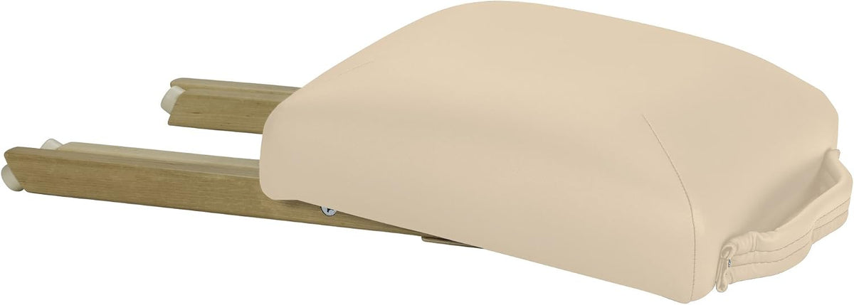 EarthLite Wooden Folding Stool, 19in, Marie's Beige