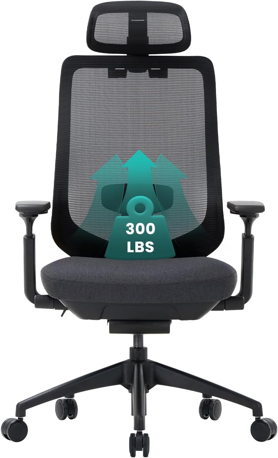 COLAMY Ergonomic Mesh Office Chair,High Back Computer Executive Desk Chair,Lu...