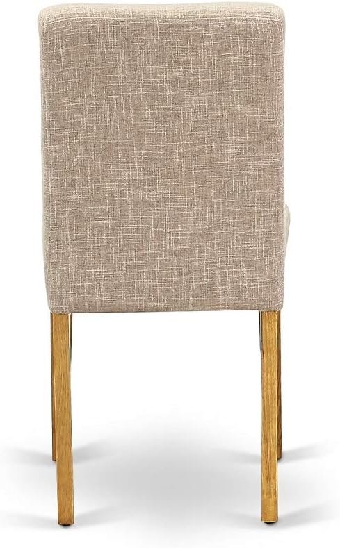 East West Furniture OXAB3-OAK-04 3 Piece Dining Table Set for Small Spaces Co...