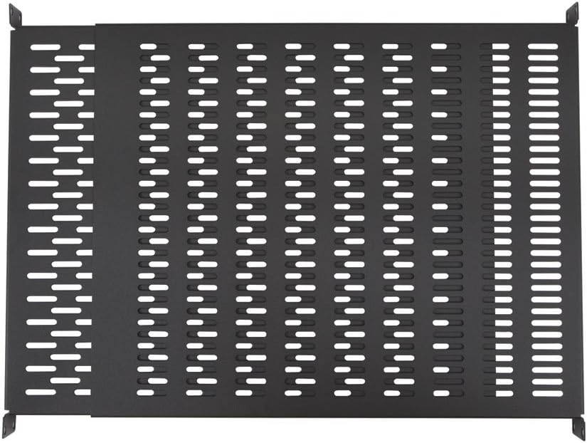 Kendall Howard 1U Vented 4-Point Adjustable Shelf