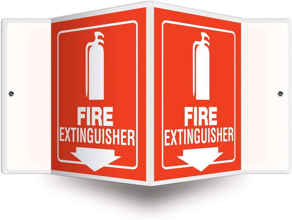 AccuformNMC Fire Extinguisher 3D Projection Sign