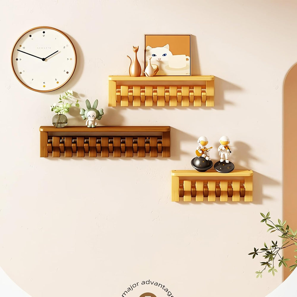 Wall Mounted Piano Key Hanger | Flip Style Hook | Entrance Wall Art Hook, Mad...
